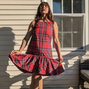 Vineyard Vines Jolly Amelia Tartan Plaid Swing Dress, 4
